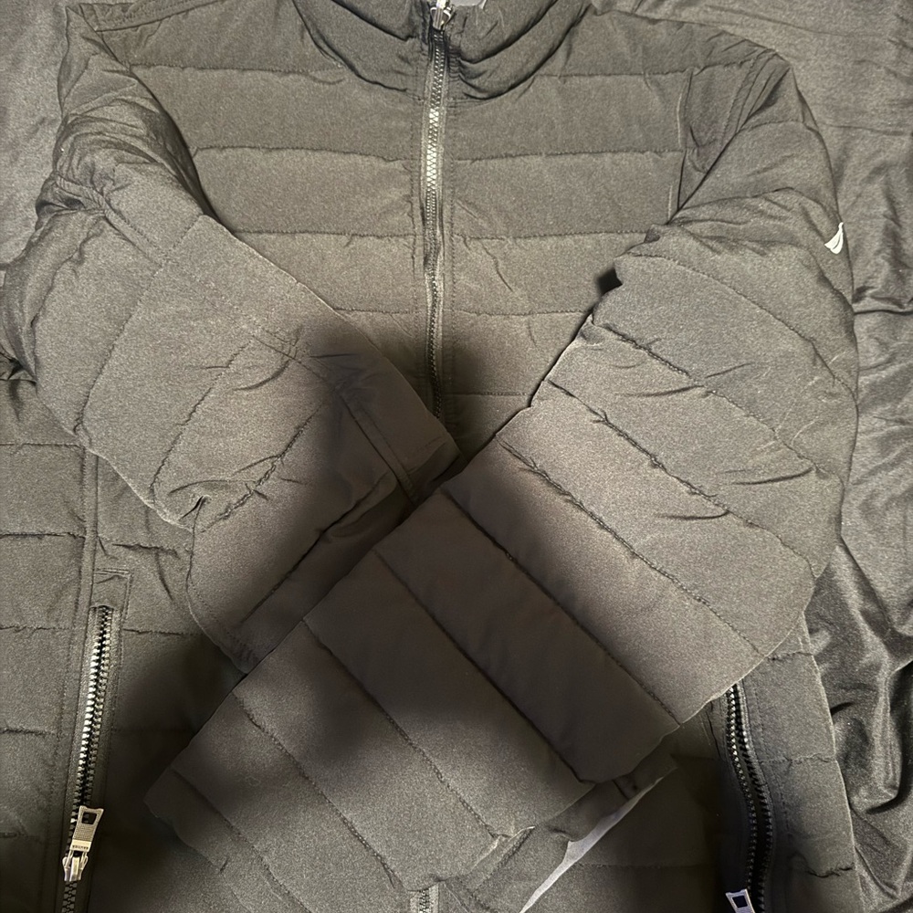 Irreversible Navy/Black Puffer Jacket